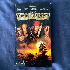 *3 for $10* Pirates of the Caribbean: The Curse of the Black Pearl - Disney VHS